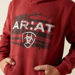 Ariat Liquid Stamp Flag Hoodie