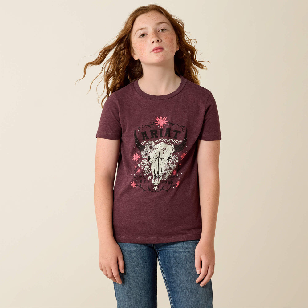 Ariat Skulls Florals T-Shirt