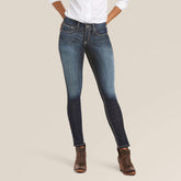 R.E.A.L. Mid Rise Stretch Outseam Ella Skinny Jean