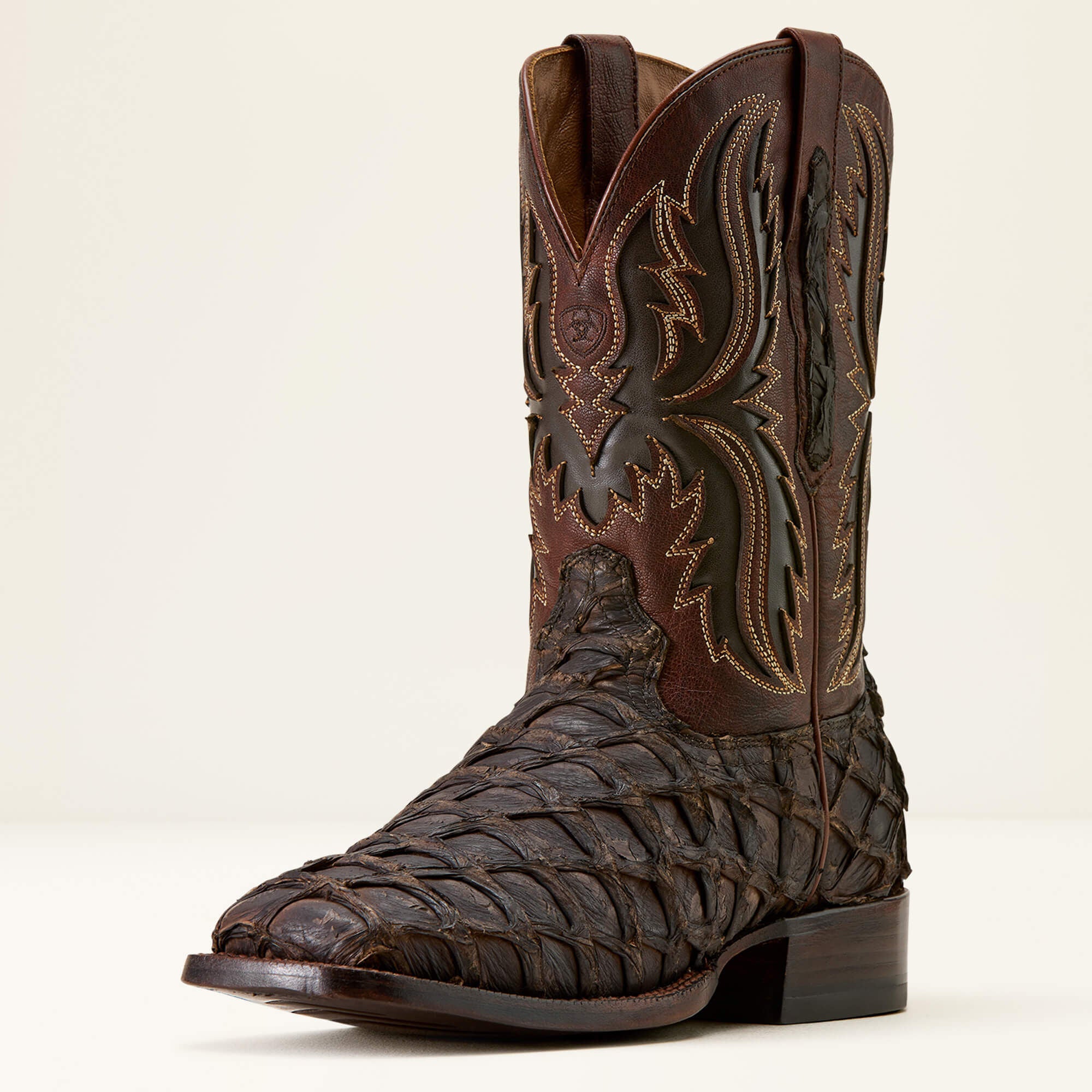 Ashwood Wide Square Toe Cowboy Boot