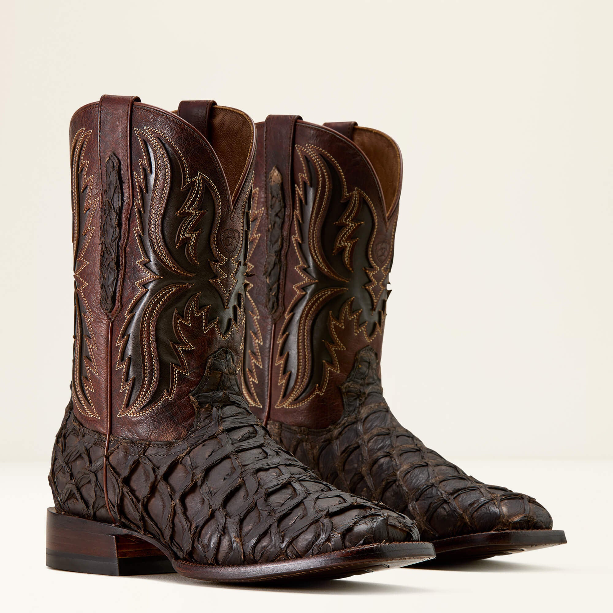 Ashwood Wide Square Toe Cowboy Boot