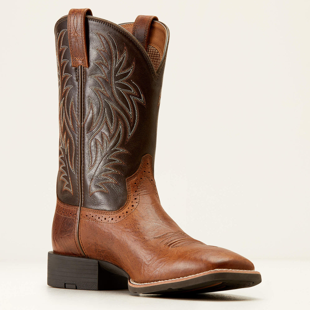 Sport Western Wide Square Toe Cowboy Boot