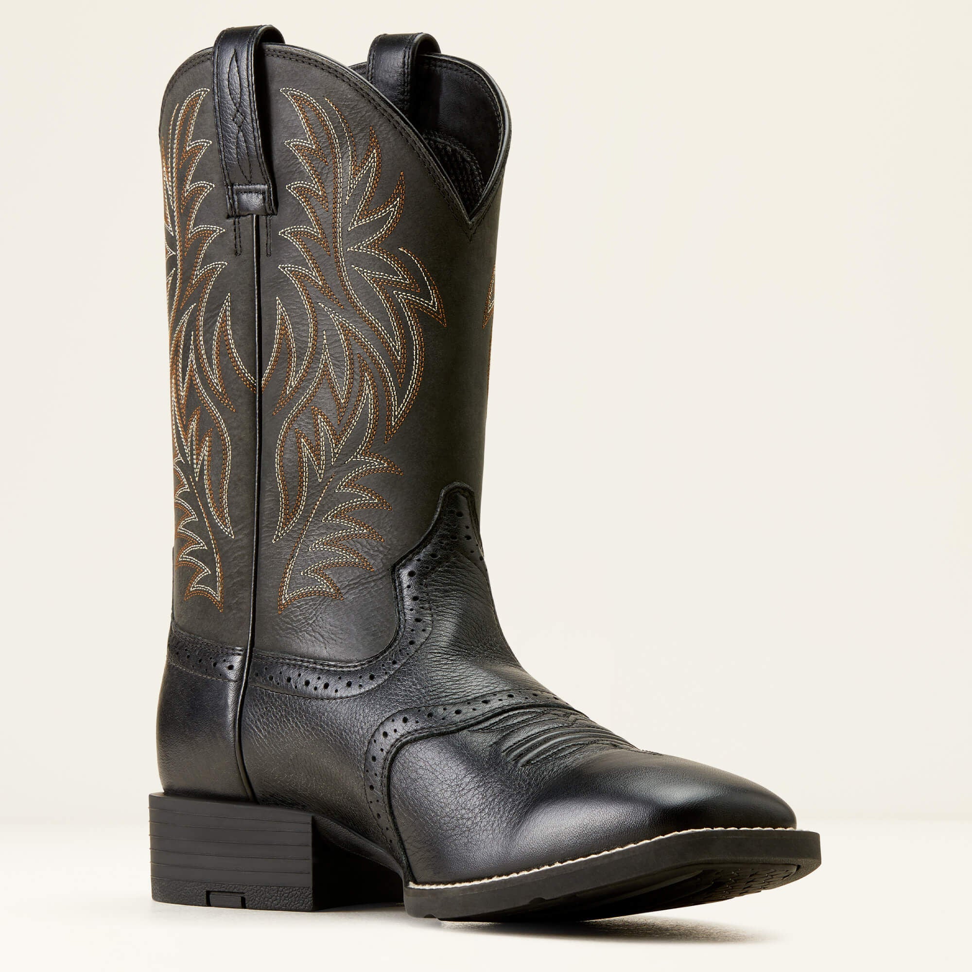 Sport Western Wide Square Toe Cowboy Boot