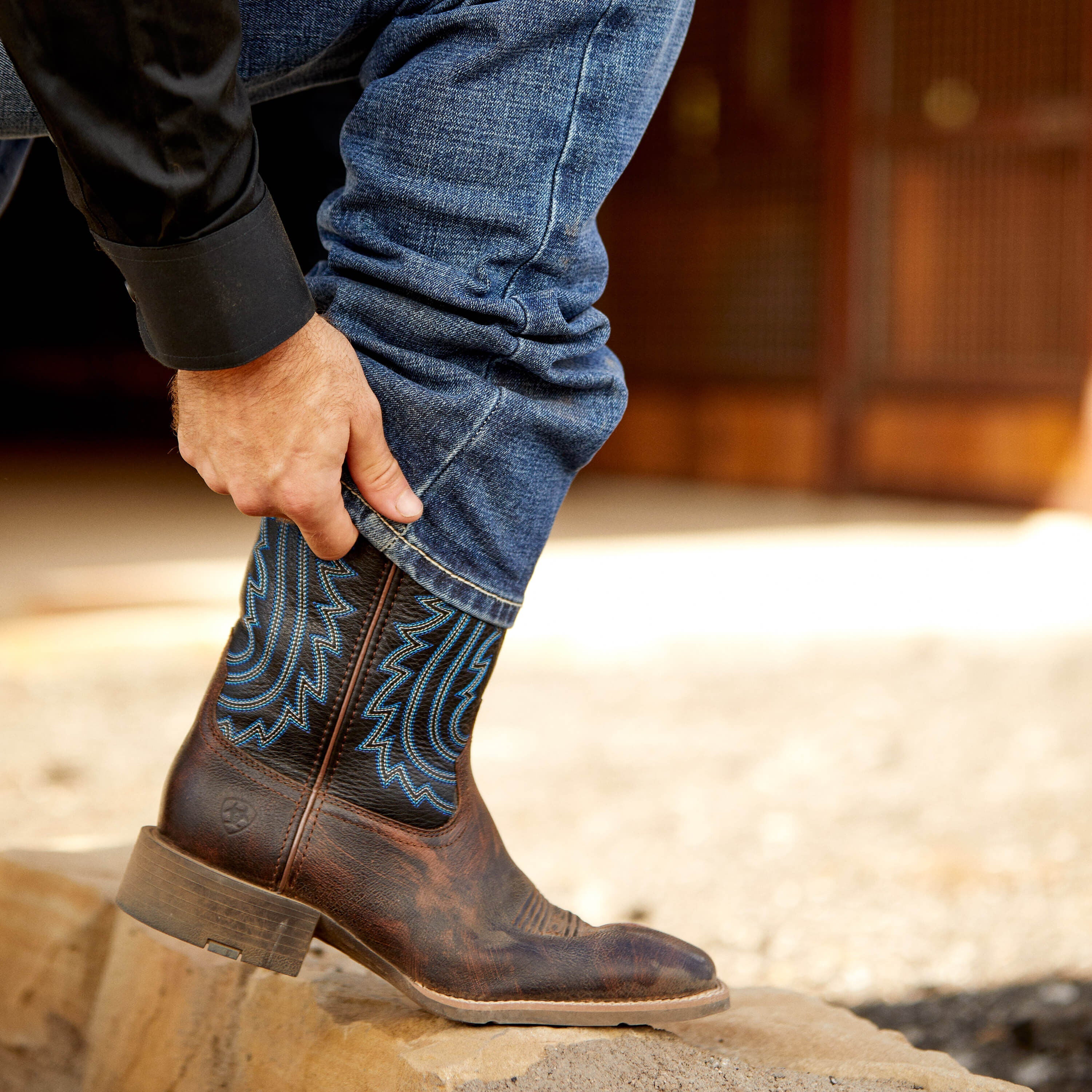 Sport Big Country Wide Square Toe Cowboy Boot
