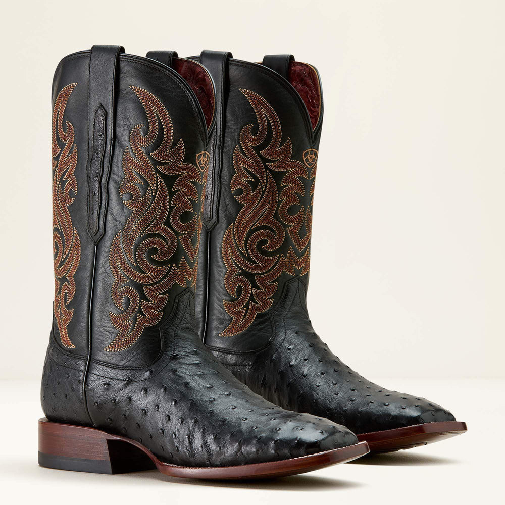 Classic Cash Wide Square Toe Western Boot