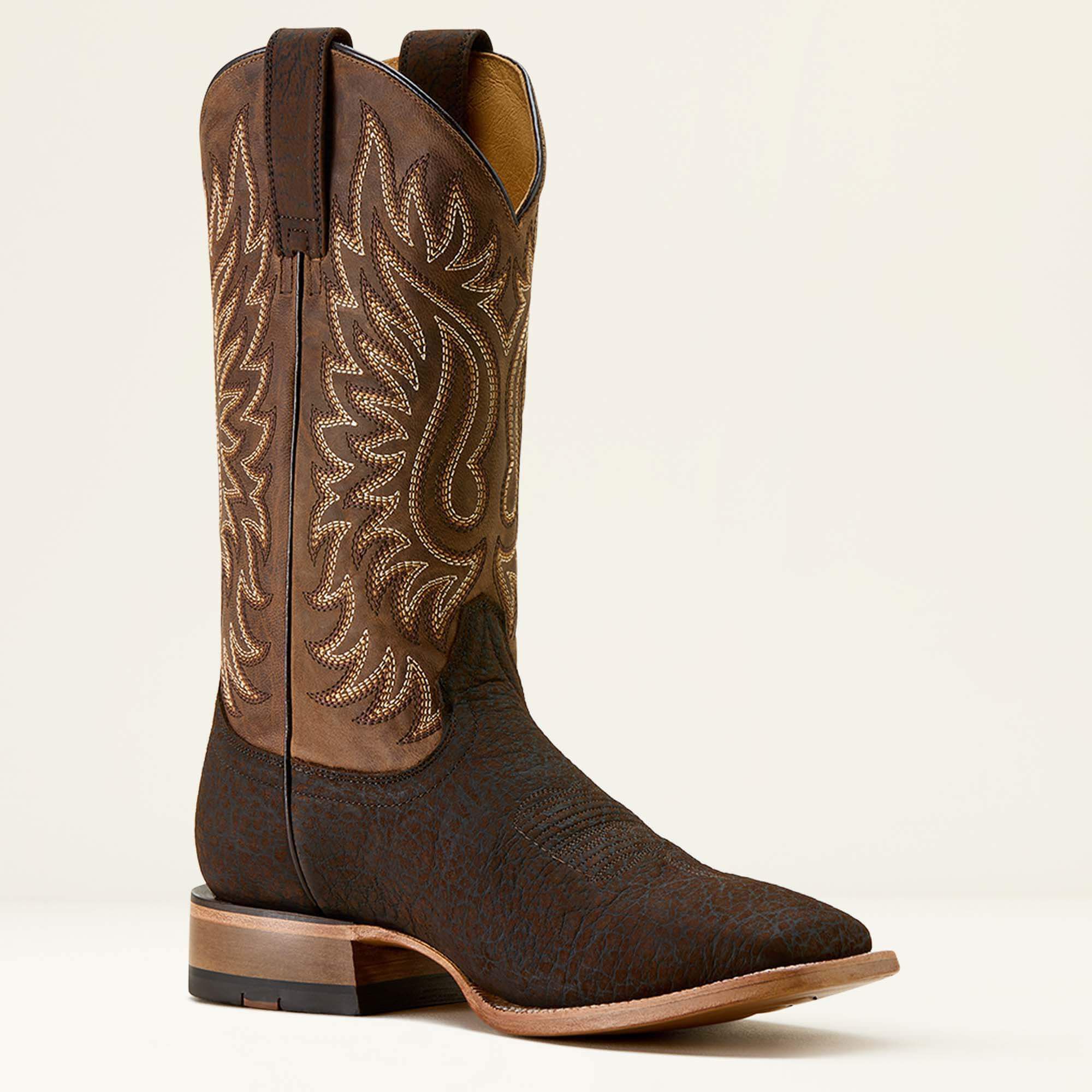 Gold Point Wide Square Toe Cowboy Boot