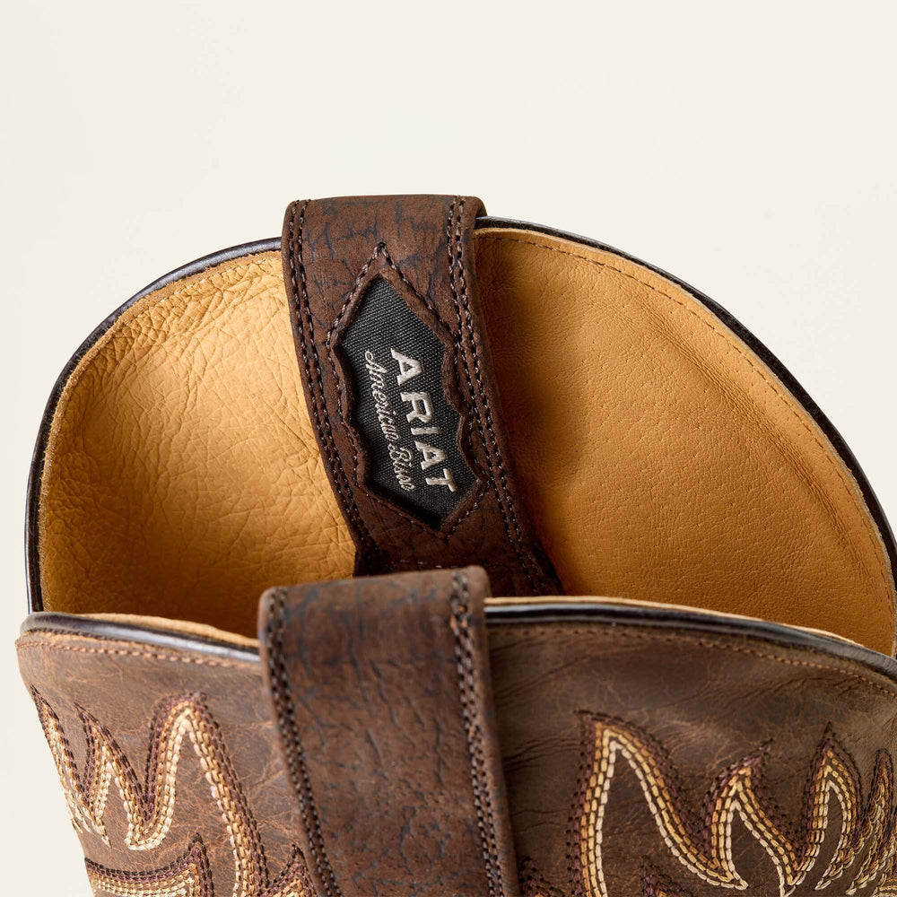 Gold Point Wide Square Toe Cowboy Boot