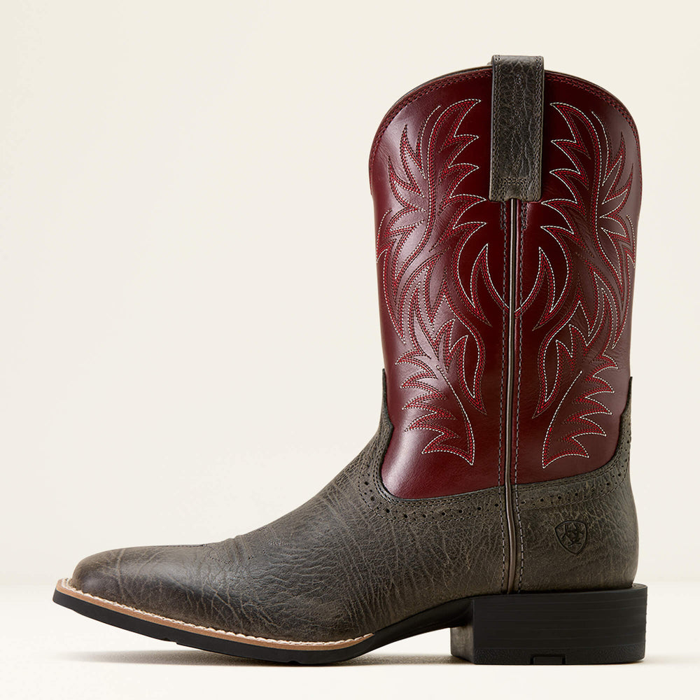 Sport Western Wide Square Toe Cowboy Boot
