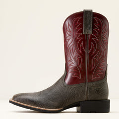 Sport Western Wide Square Toe Cowboy Boot