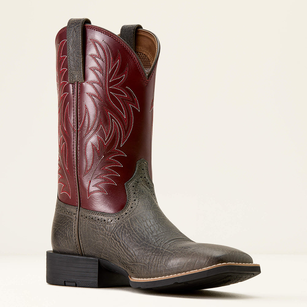 Sport Western Wide Square Toe Cowboy Boot