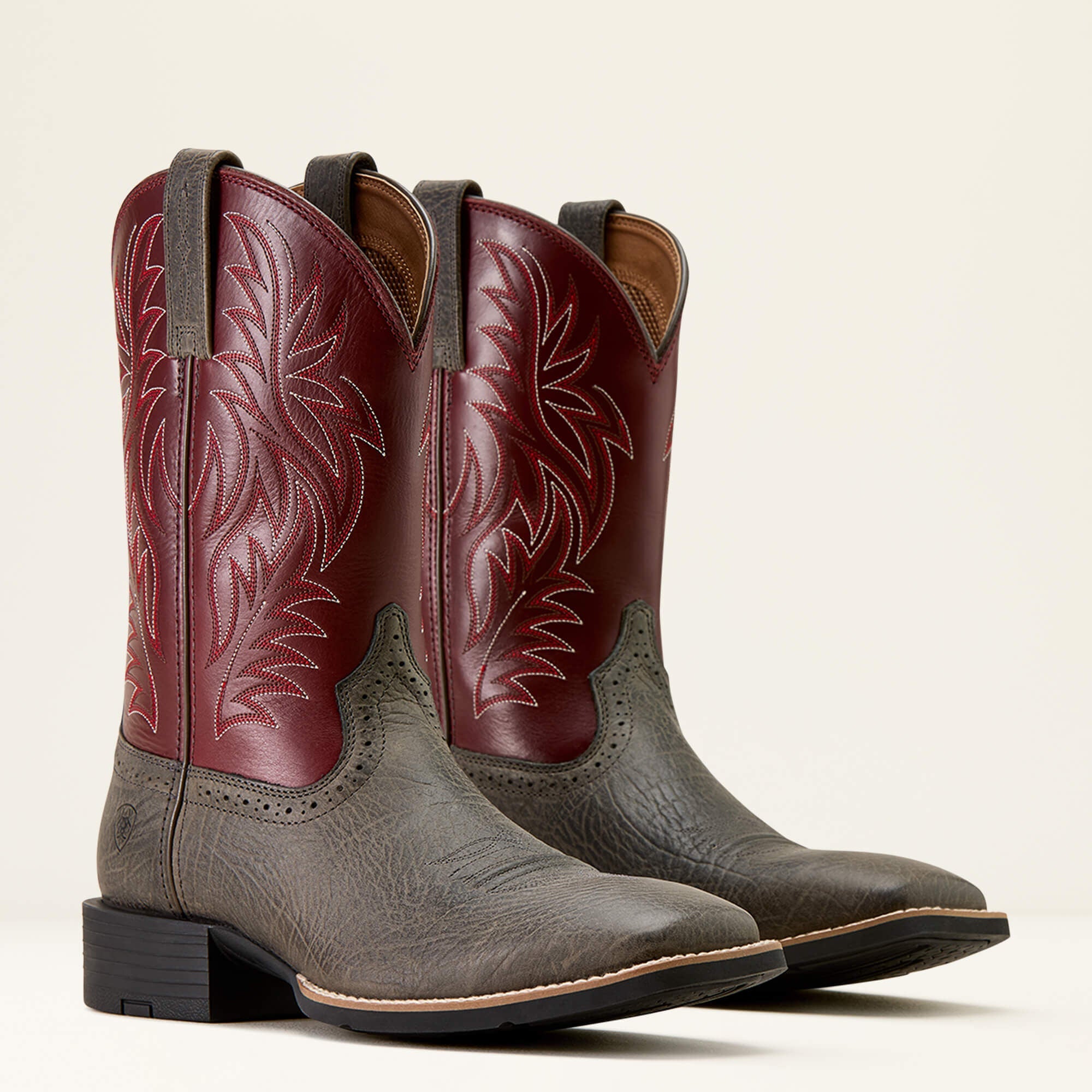 Sport Western Wide Square Toe Cowboy Boot