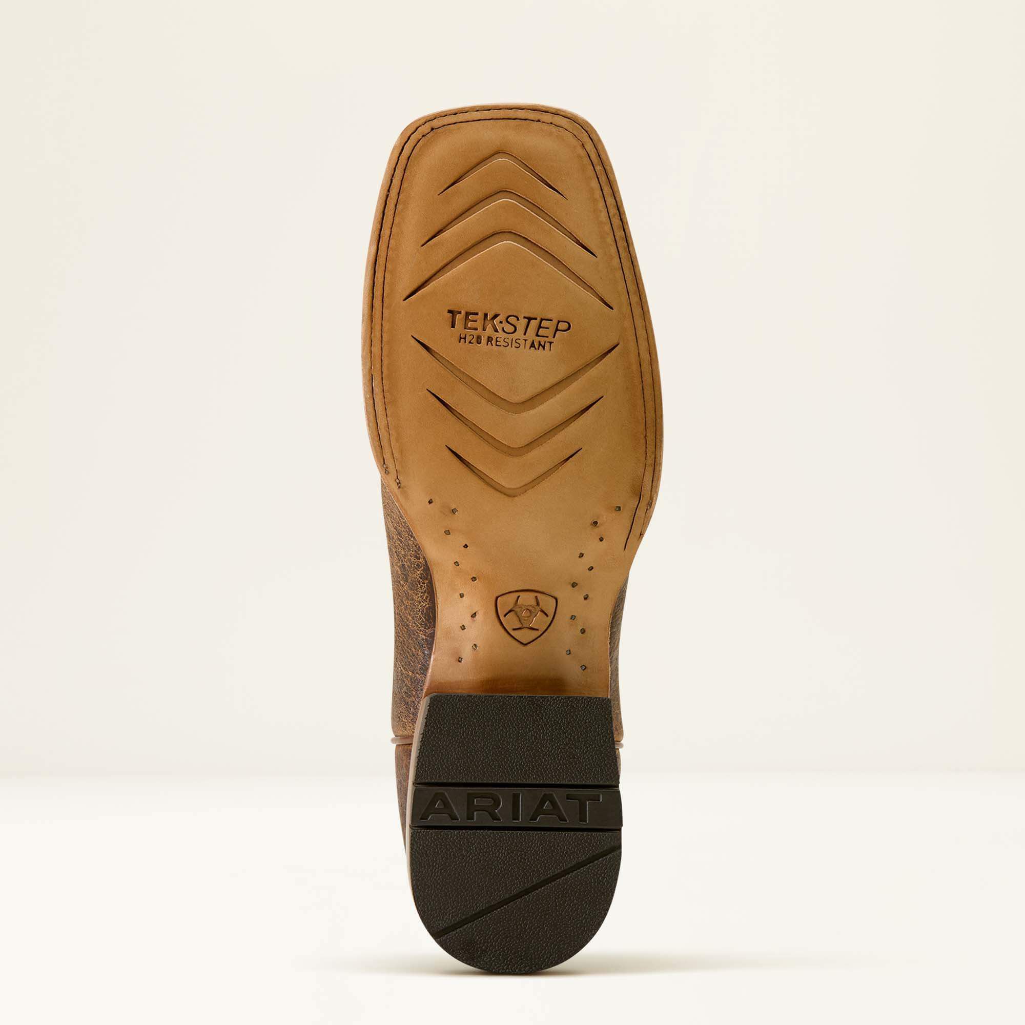 Rock Ridge Wide Square Toe Western Boot