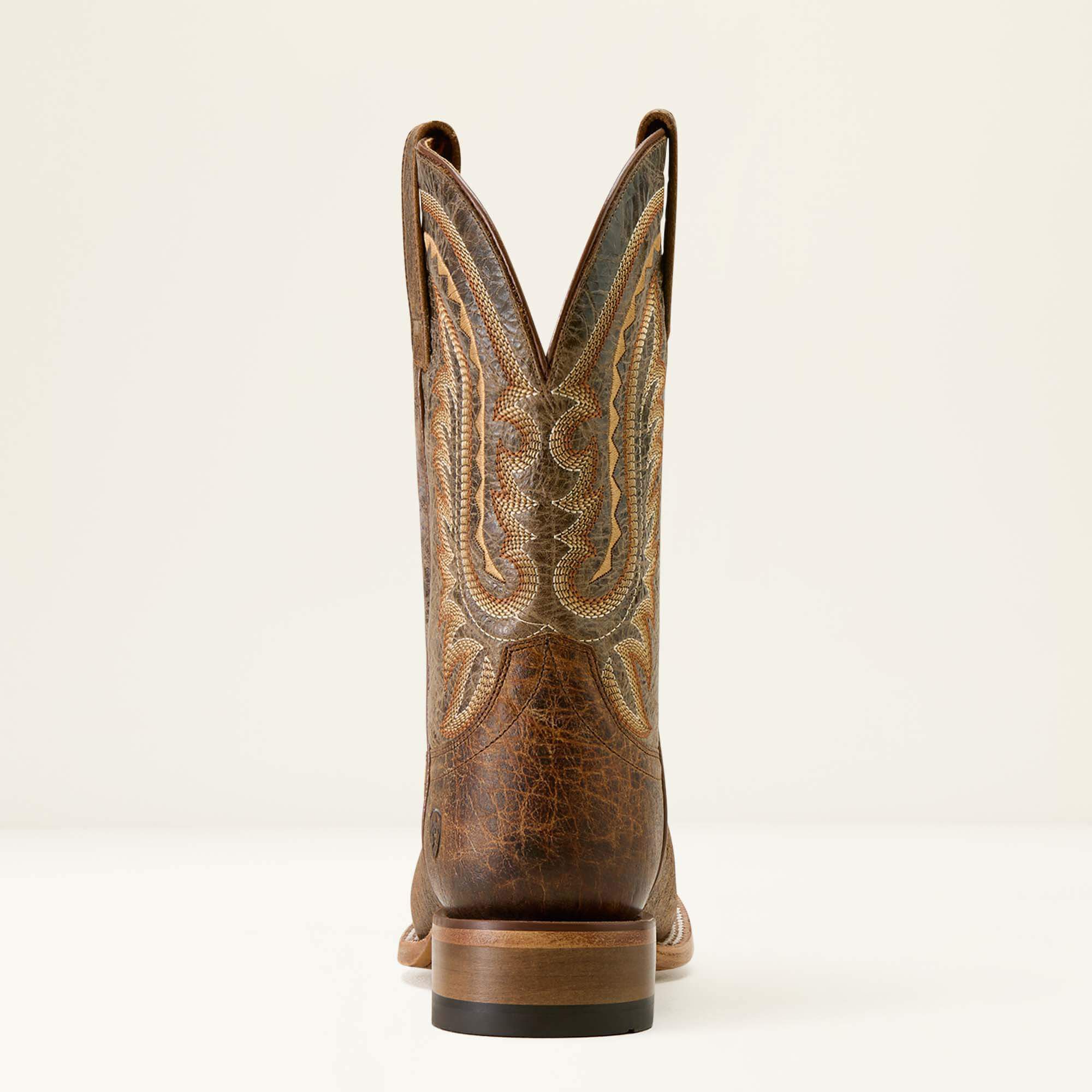 Rock Ridge Wide Square Toe Western Boot