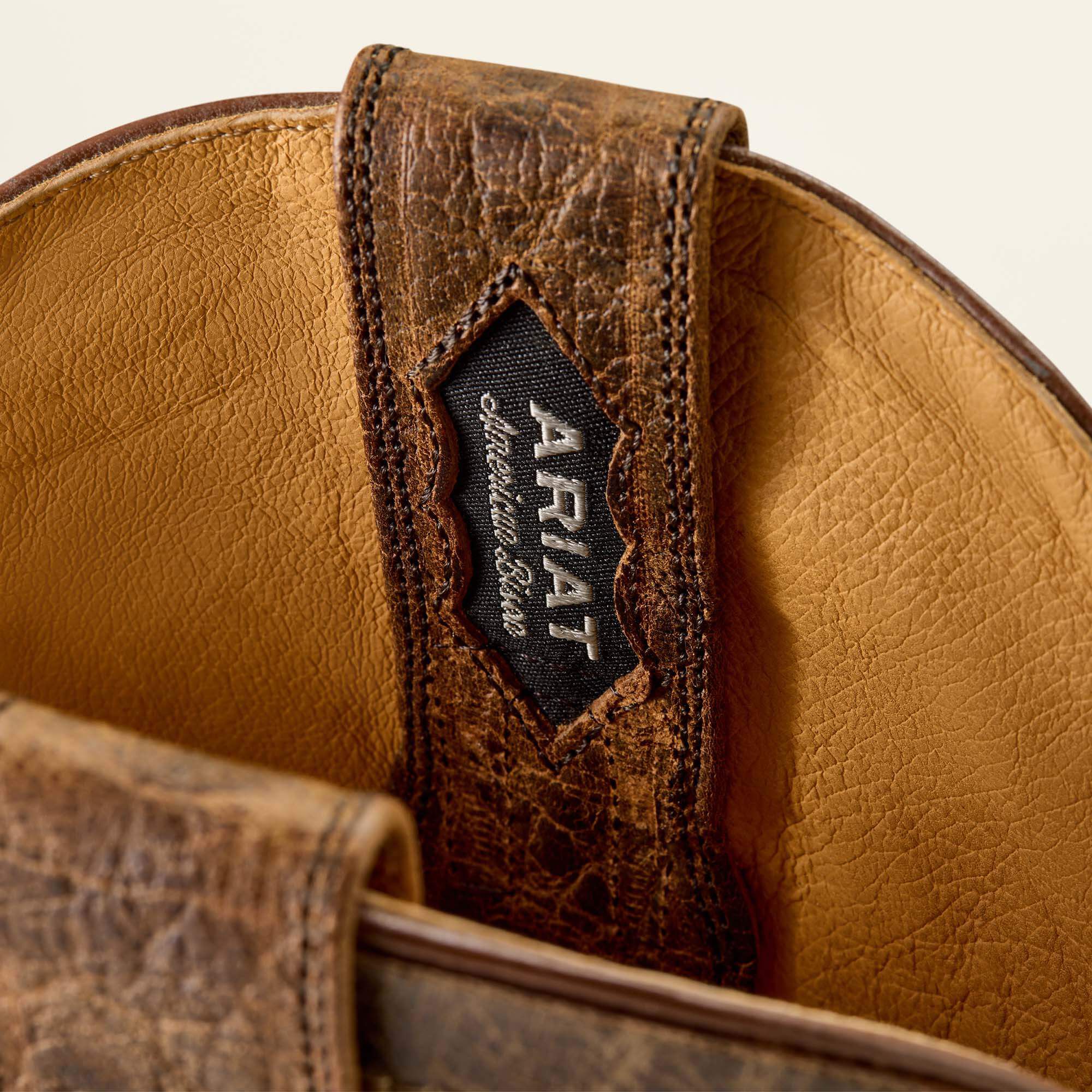 Rock Ridge Wide Square Toe Western Boot