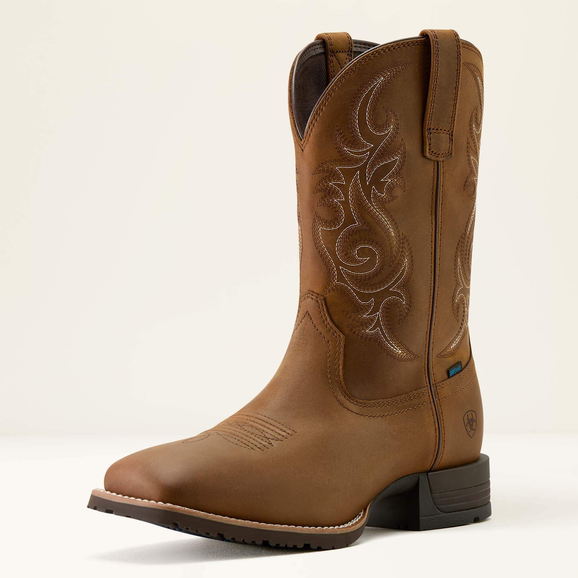 Hybrid Ranchway Waterproof Wide Square Toe Cowboy Boot