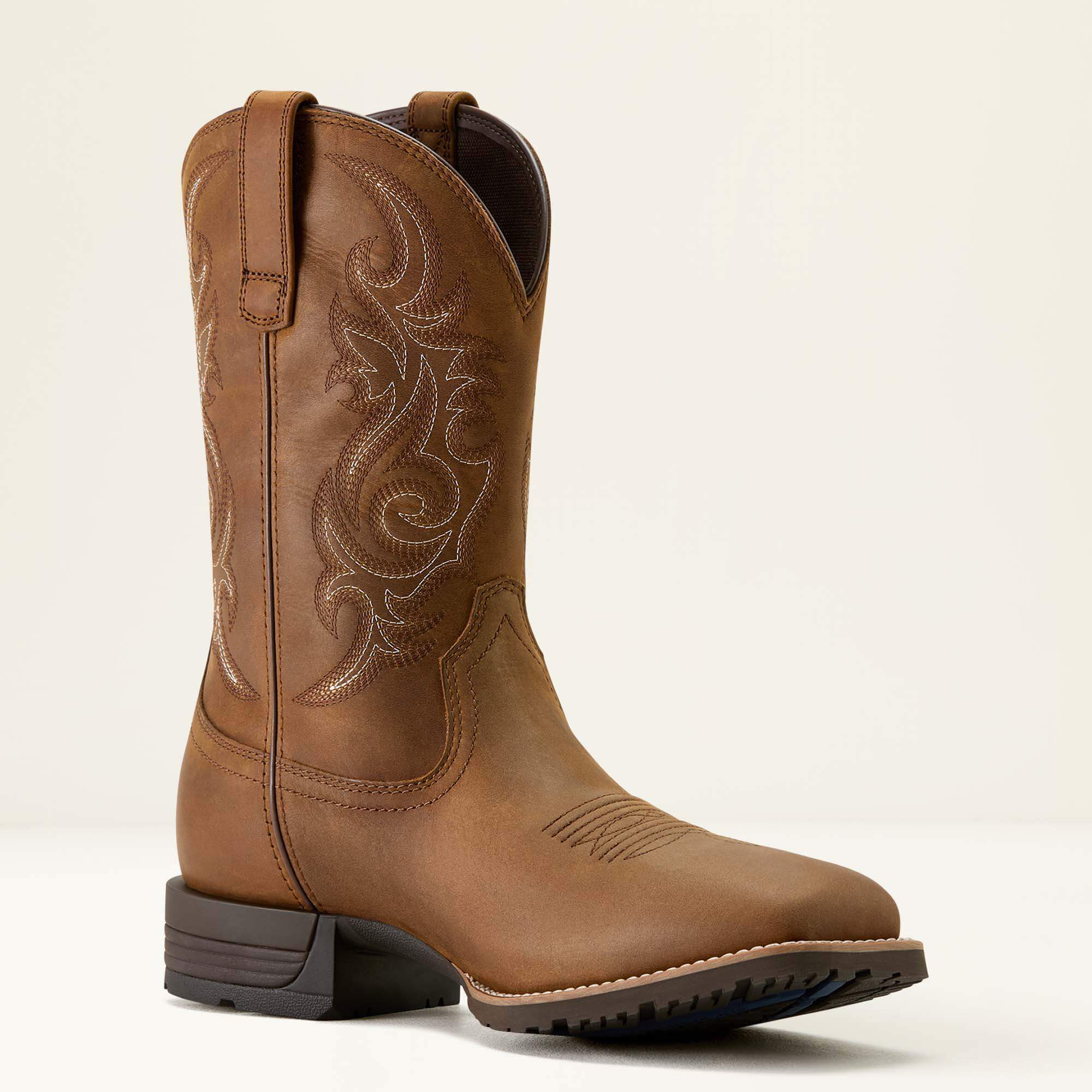 Hybrid Ranchway Waterproof Wide Square Toe Cowboy Boot