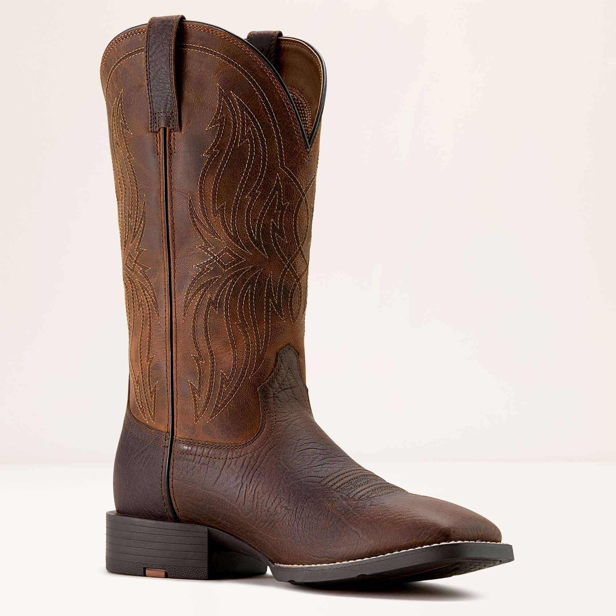 Sport Rustler Wide Square Toe Cowboy Boot
