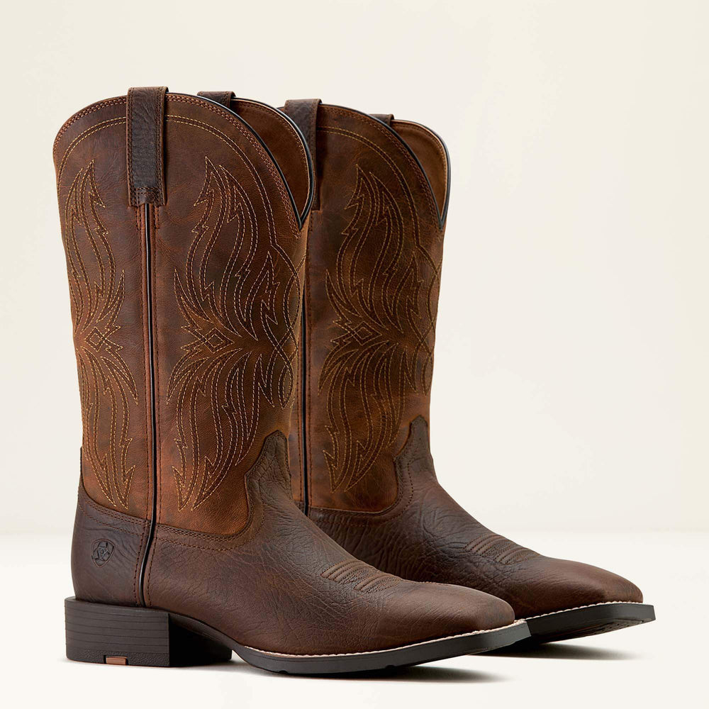 Sport Rustler Wide Square Toe Cowboy Boot