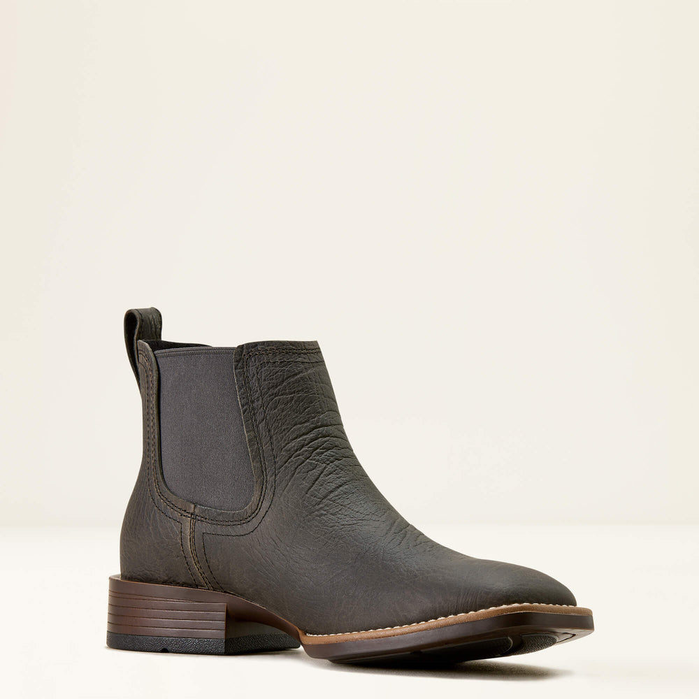 Booker Chelsea Wide Square Toe Western Boot