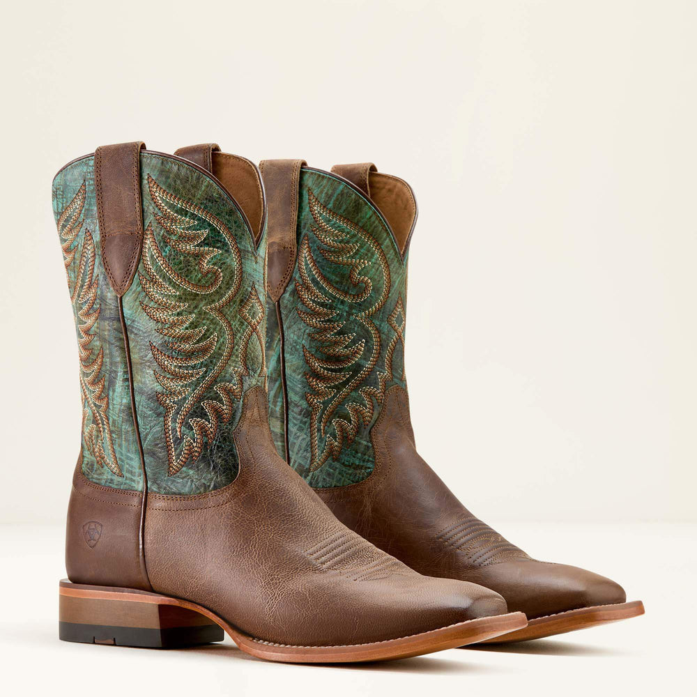 Wiley Wide Square Toe Cowboy Boot