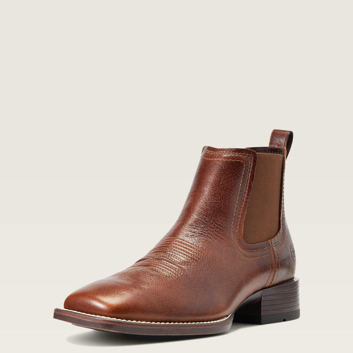 Booker Chelsea Wide Square Toe Western Boot