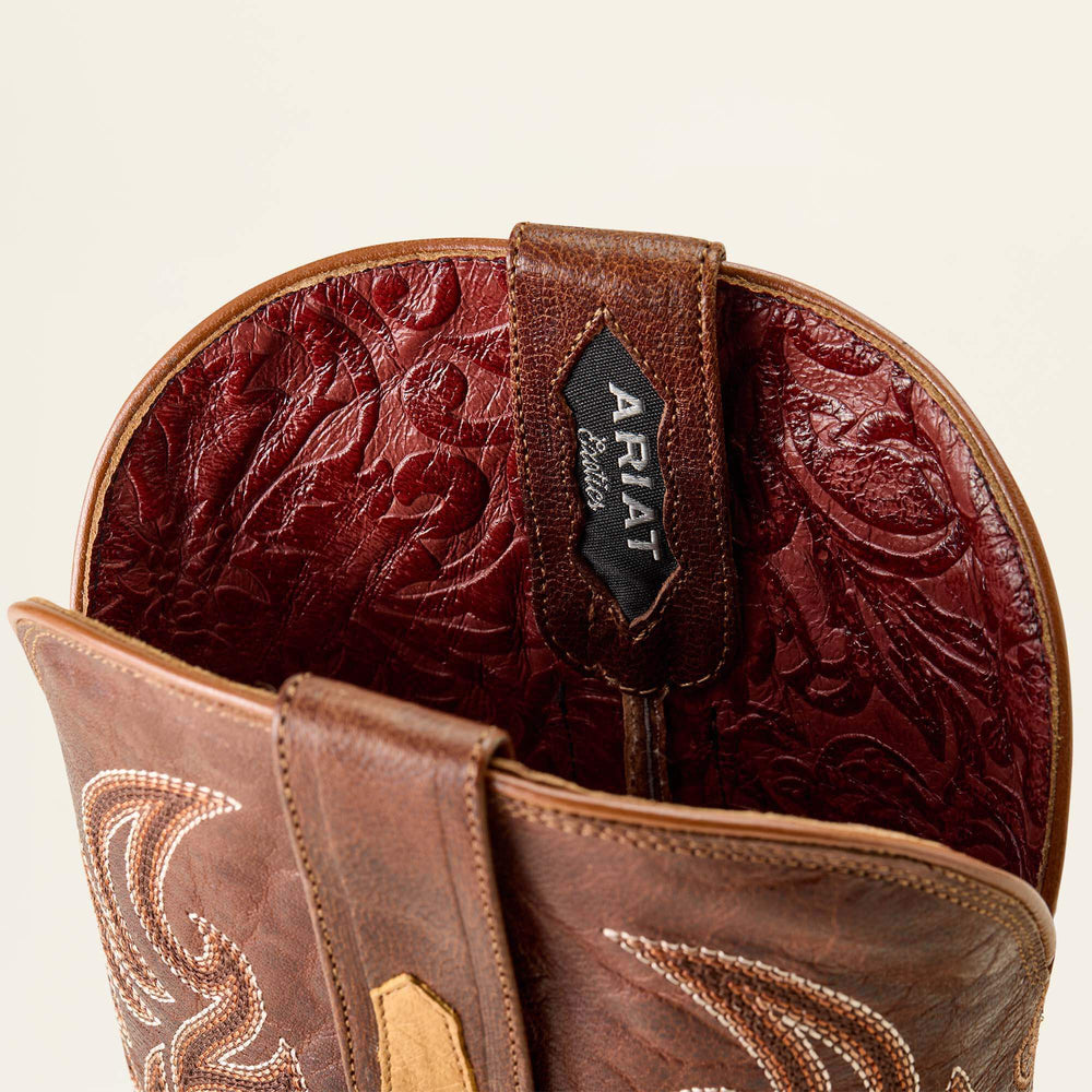 Classic Cash Wide Square Toe Western Boot