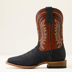 Rock Ridge Wide Square Toe Western Boot