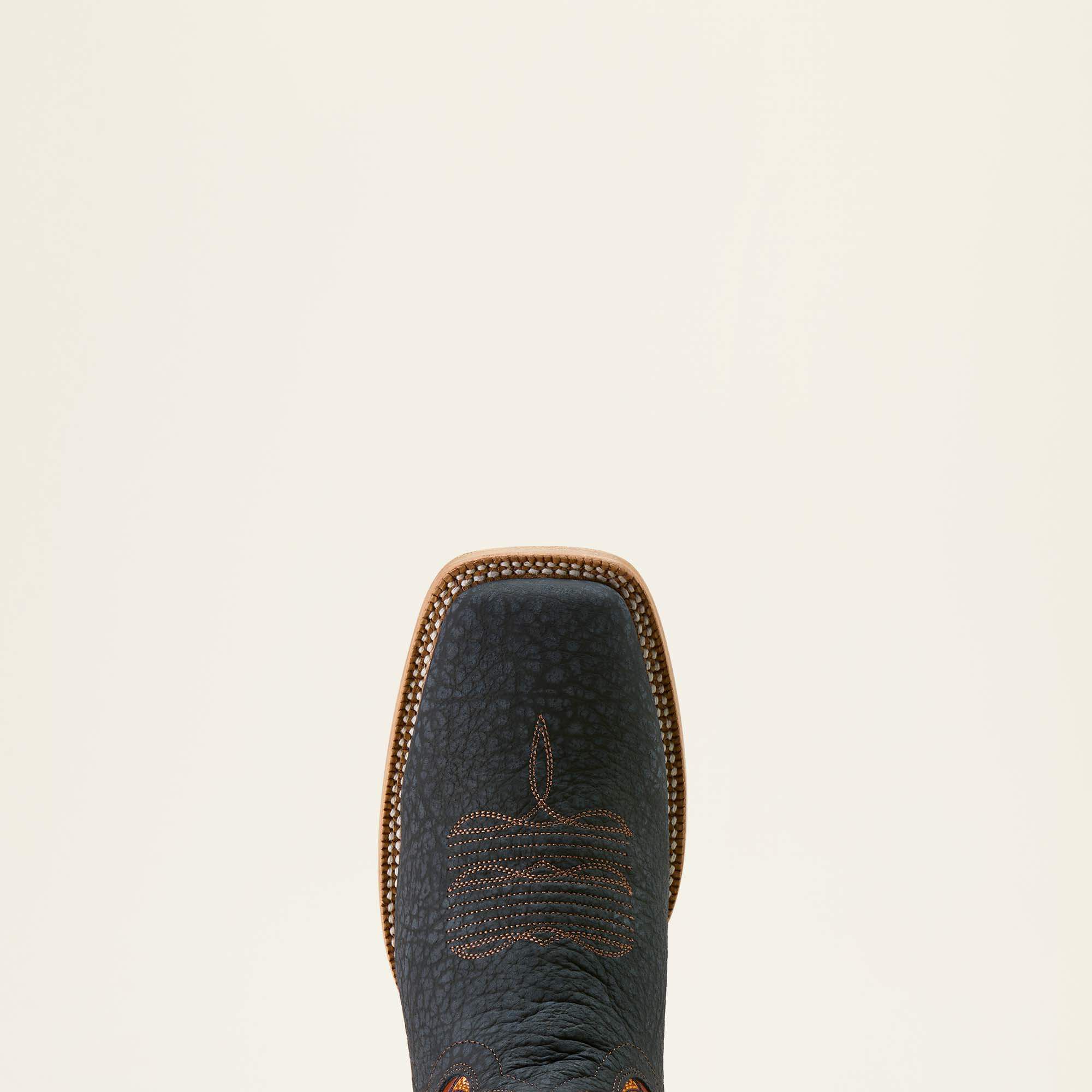 Rock Ridge Wide Square Toe Western Boot