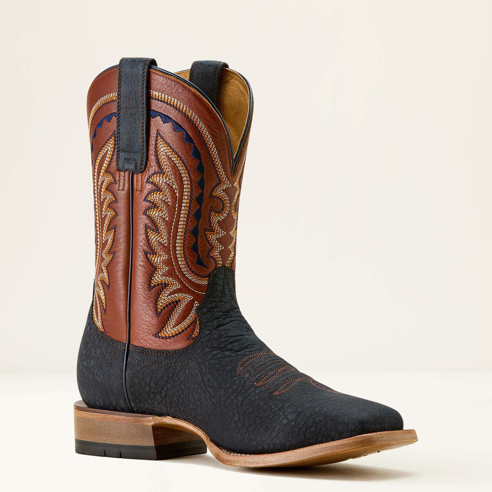 Rock Ridge Wide Square Toe Western Boot