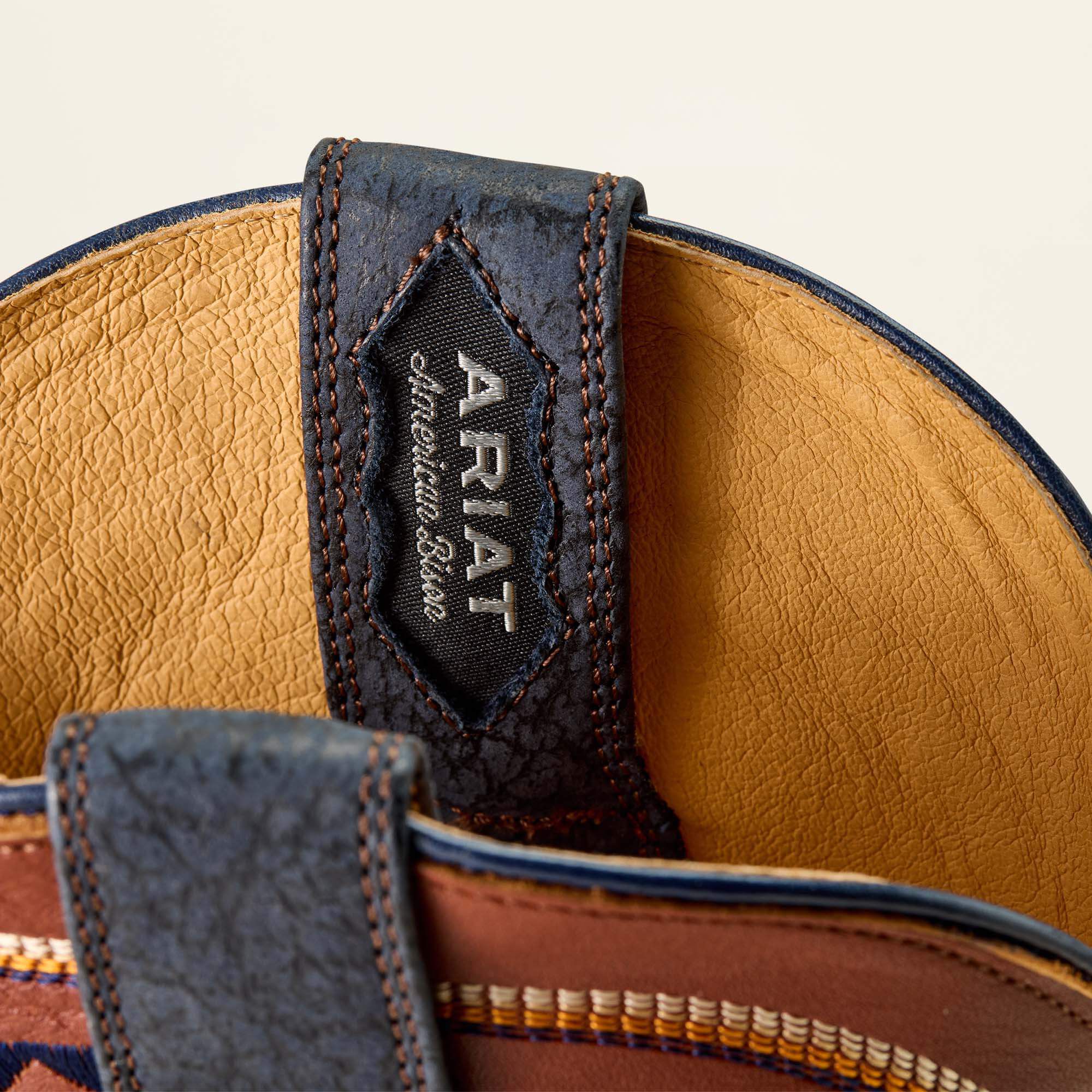 Rock Ridge Wide Square Toe Western Boot