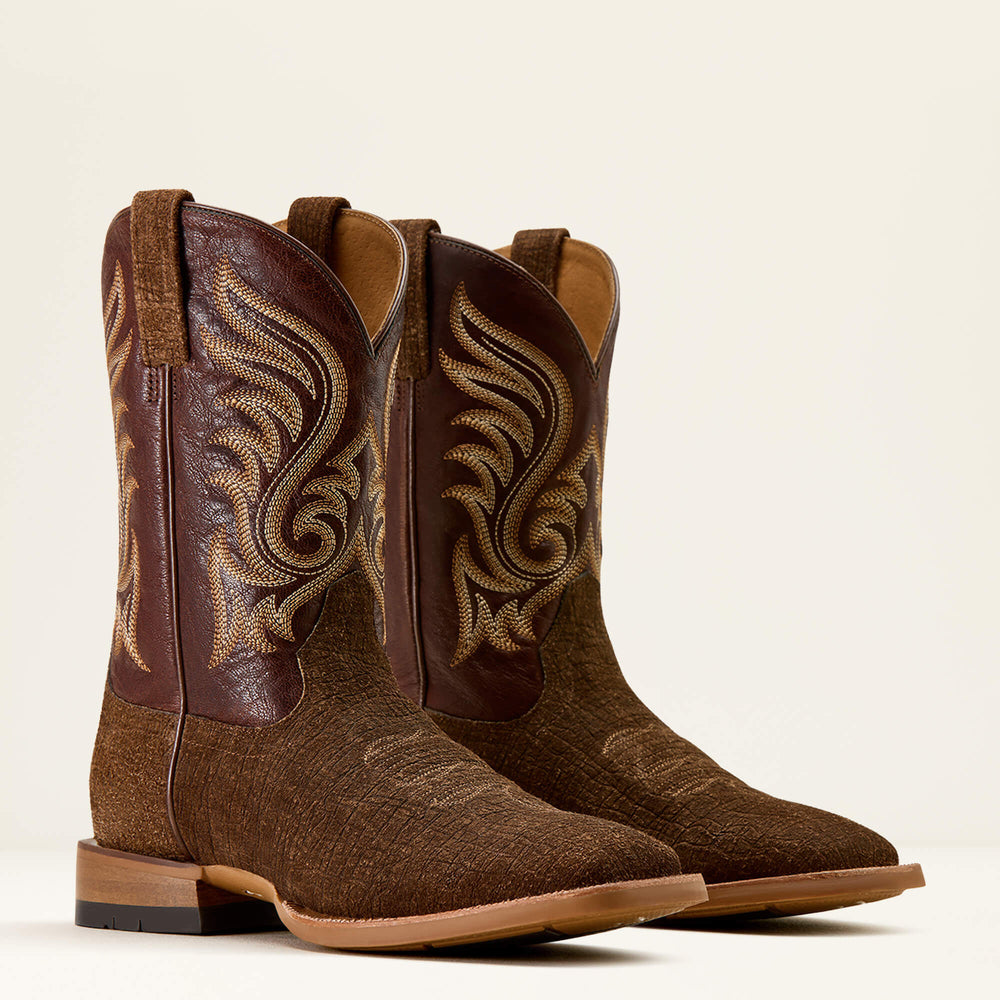 Cattle Call Wide Square Toe Cowboy Boot
