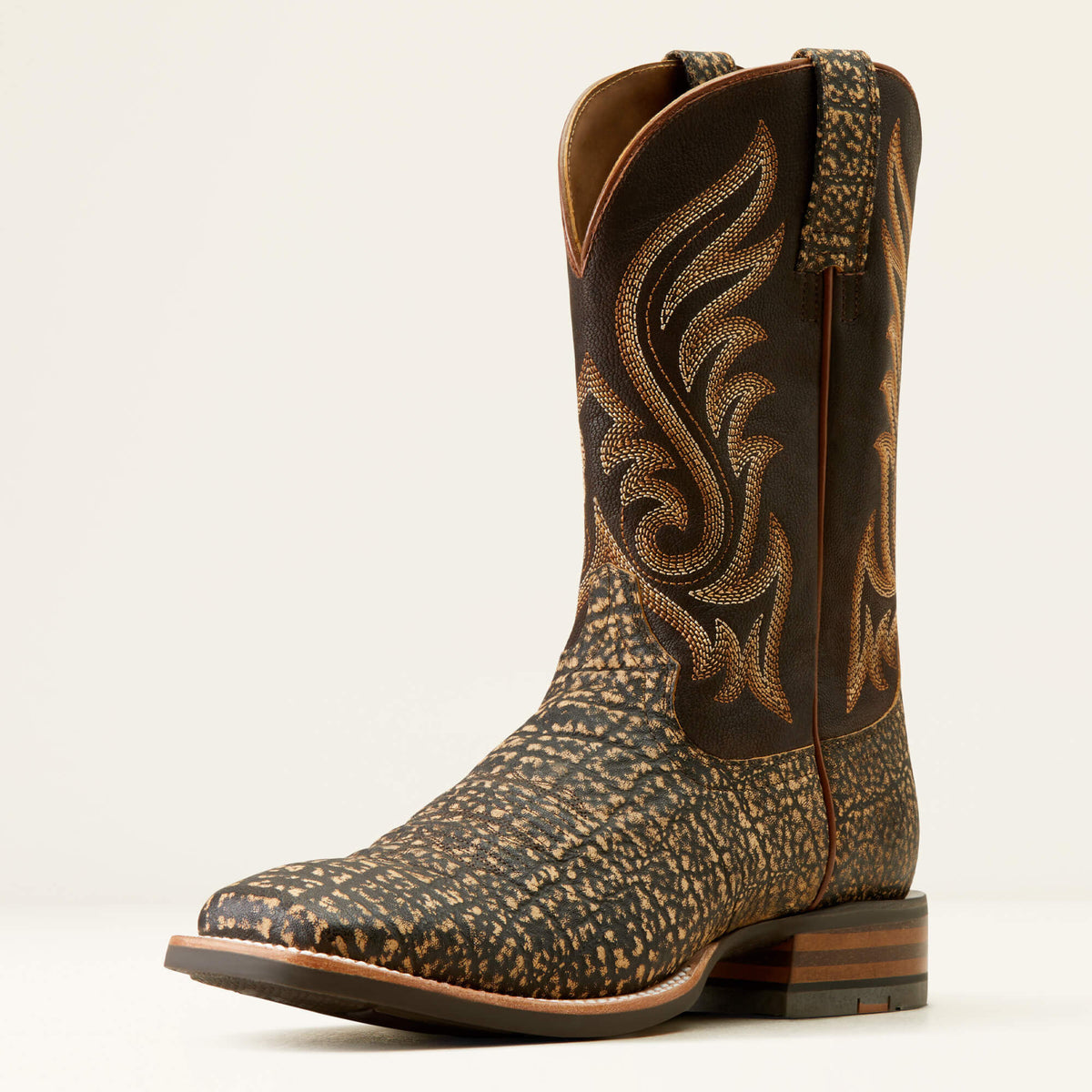 Cattle Call Wide Square Toe Cowboy Boot