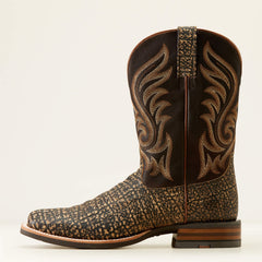 Cattle Call Wide Square Toe Cowboy Boot
