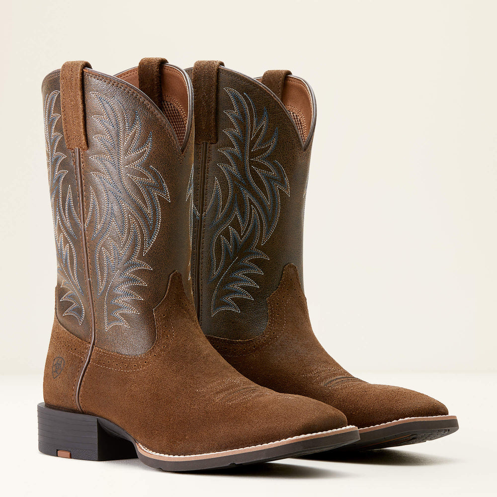 Sport Western Wide Square Toe Cowboy Boot