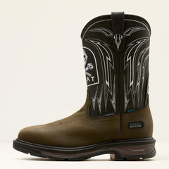 WorkHog XT Bolt Skull Waterproof Wide Square Toe Carbon Toe Work Boot