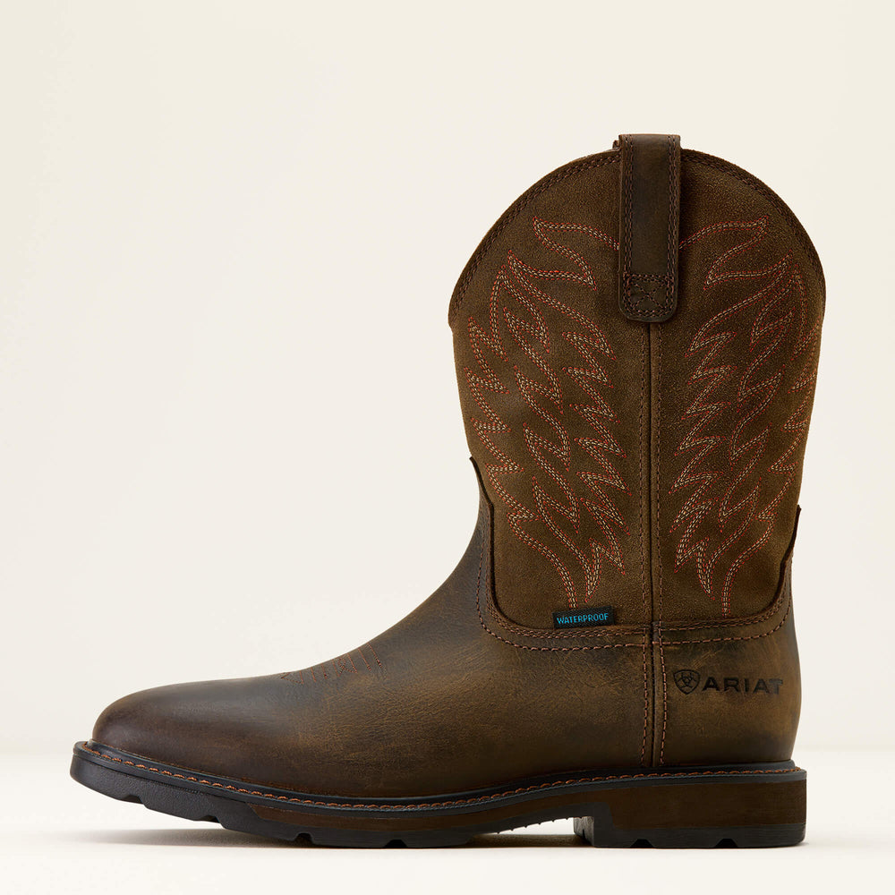 Groundbreaker Wide Square Toe Waterproof Work Boot