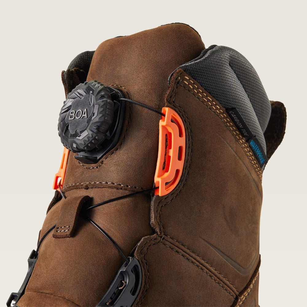 WorkHog XT 8" BOA Waterproof Carbon Toe Work Boot