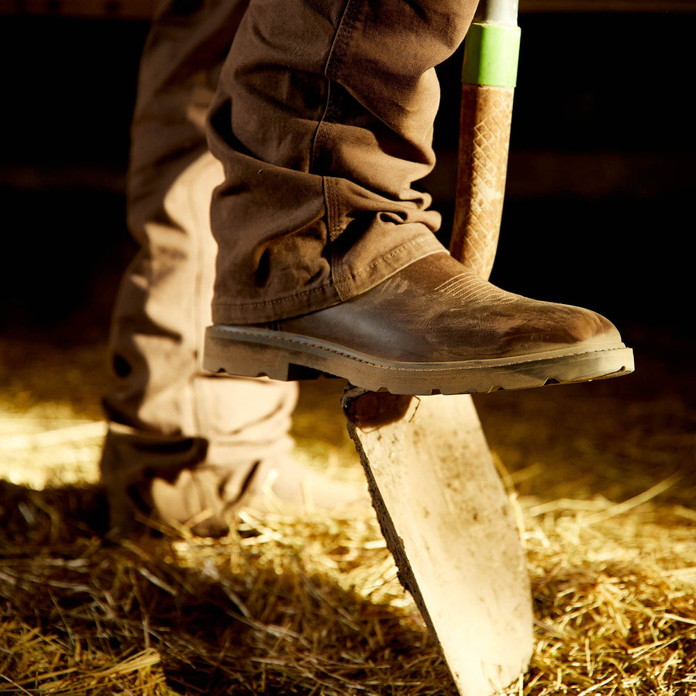 Groundwork Wide Square Toe Steel Toe Work Boot