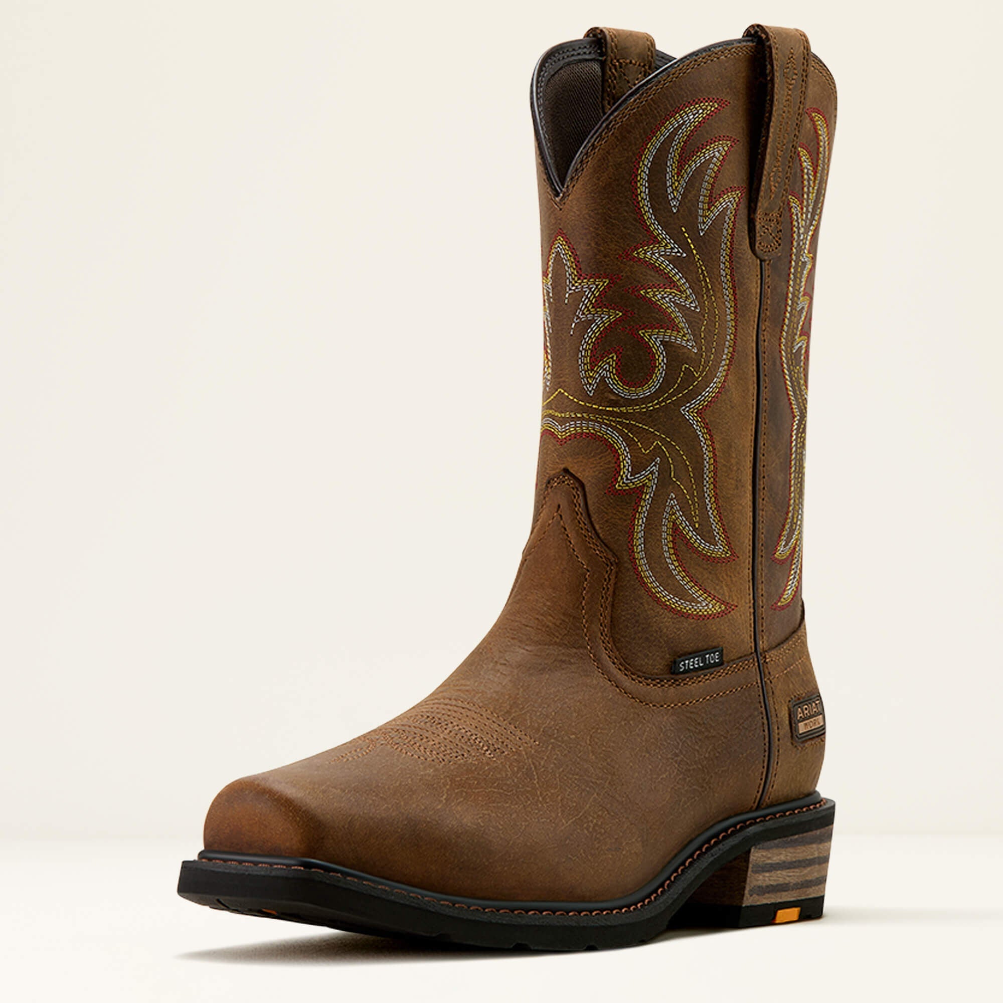Ironside Square Toe Steel Toe Work Boot