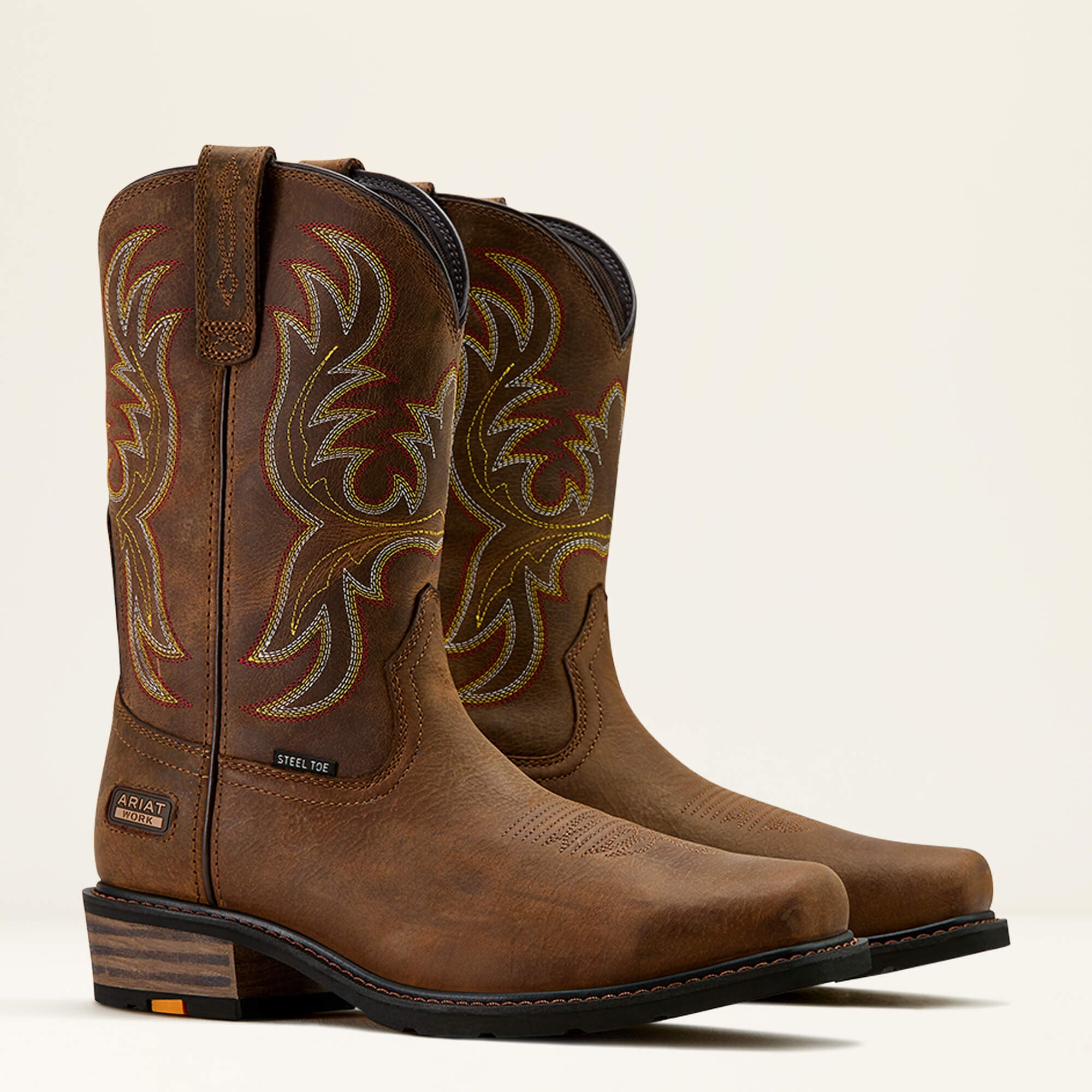 Ironside Square Toe Steel Toe Work Boot