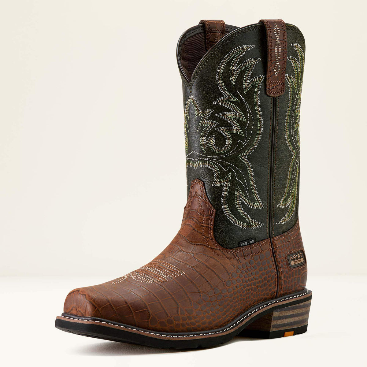 Ironside Square Toe Steel Toe Work Boot