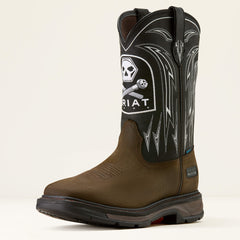 WorkHog XT Bolt Skull Waterproof Wide Square Toe Work Boot