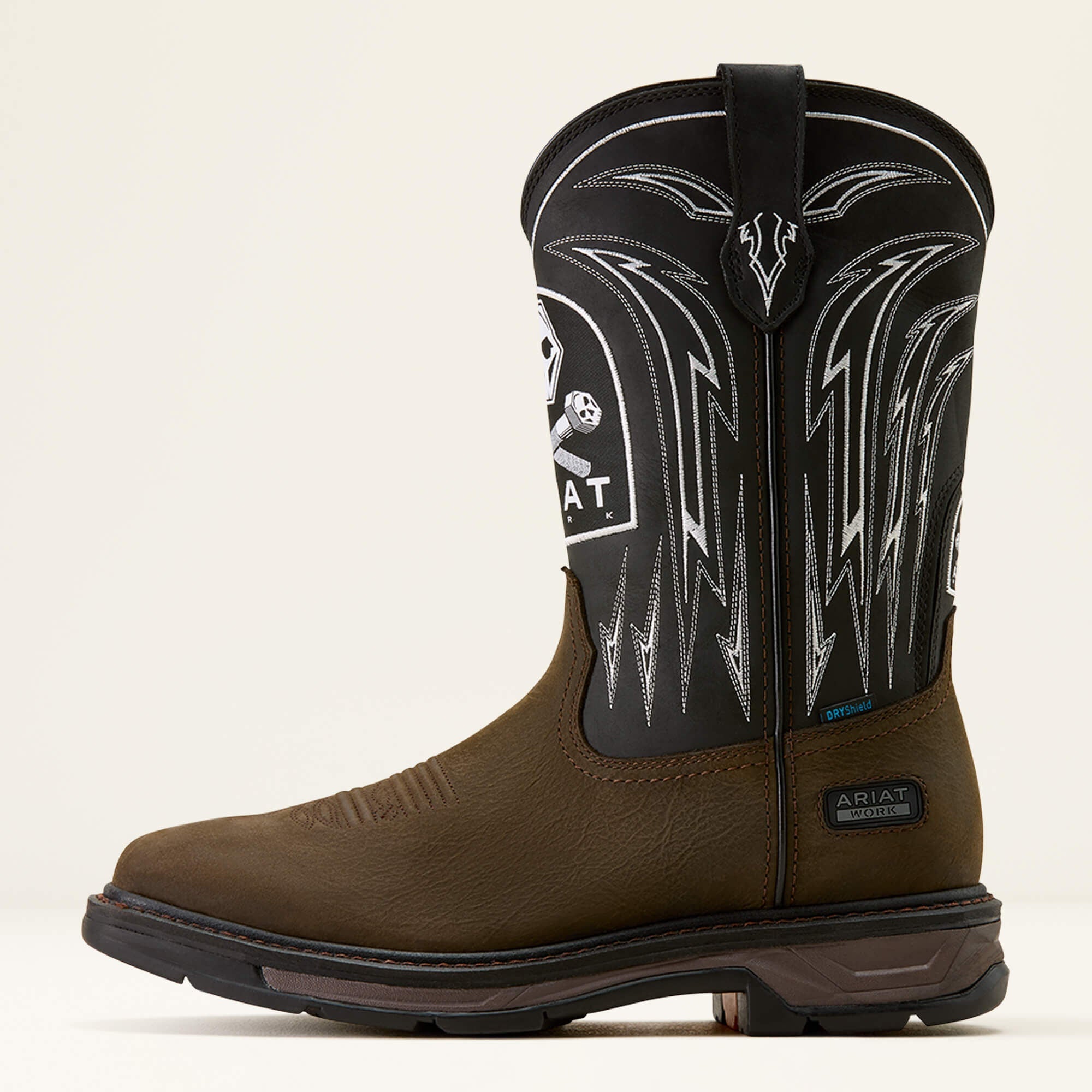 WorkHog XT Bolt Skull Waterproof Wide Square Toe Work Boot
