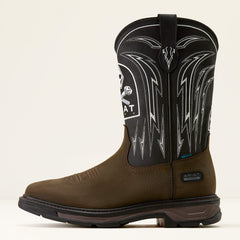 WorkHog XT Bolt Skull Waterproof Wide Square Toe Work Boot