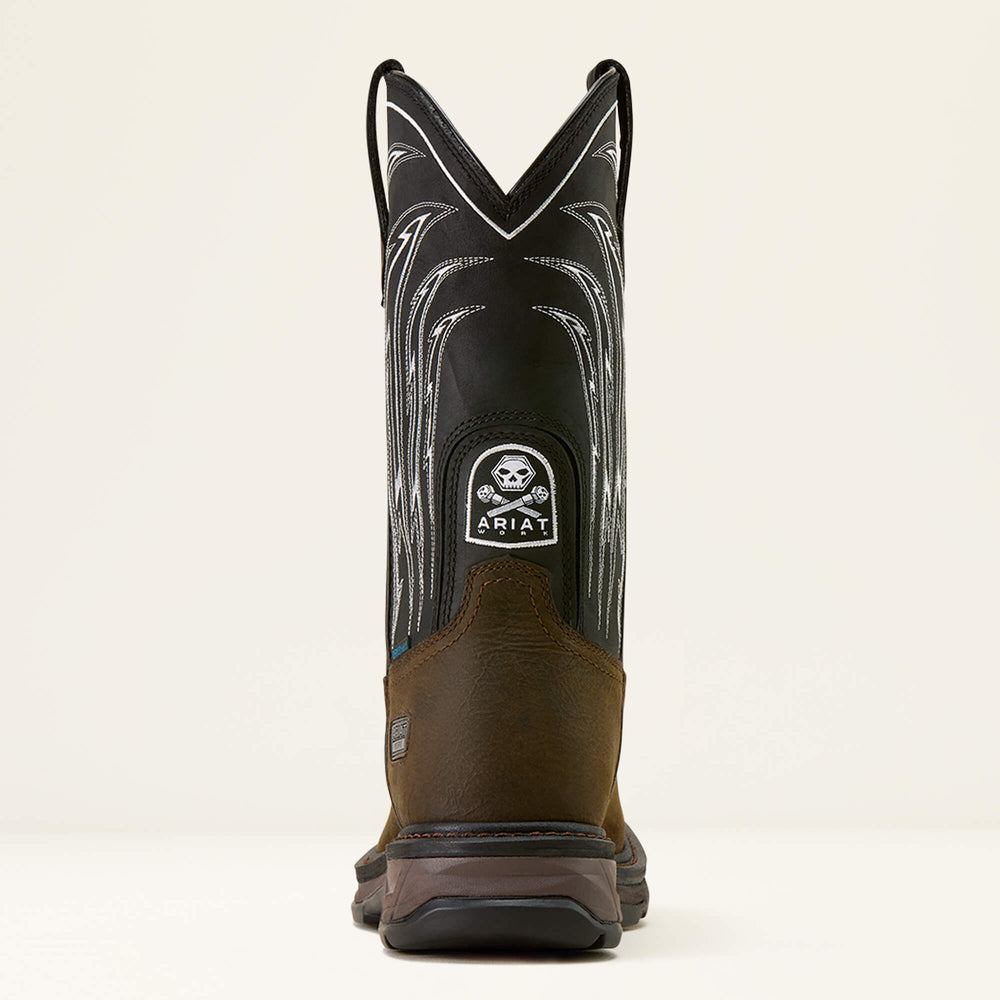 WorkHog XT Bolt Skull Waterproof Wide Square Toe Work Boot