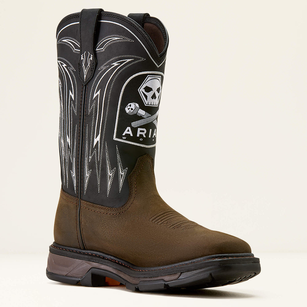 WorkHog XT Bolt Skull Waterproof Wide Square Toe Work Boot