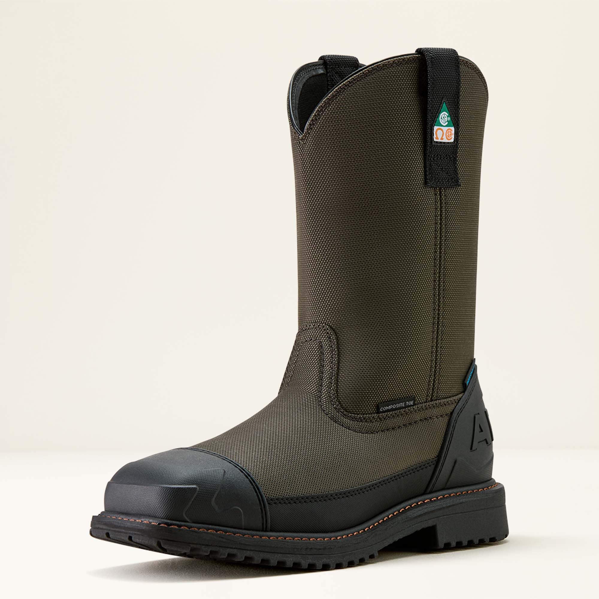 RigTEK Wildcat Pull-On CSA Waterproof Wide Square Toe Composite Toe Work Boot