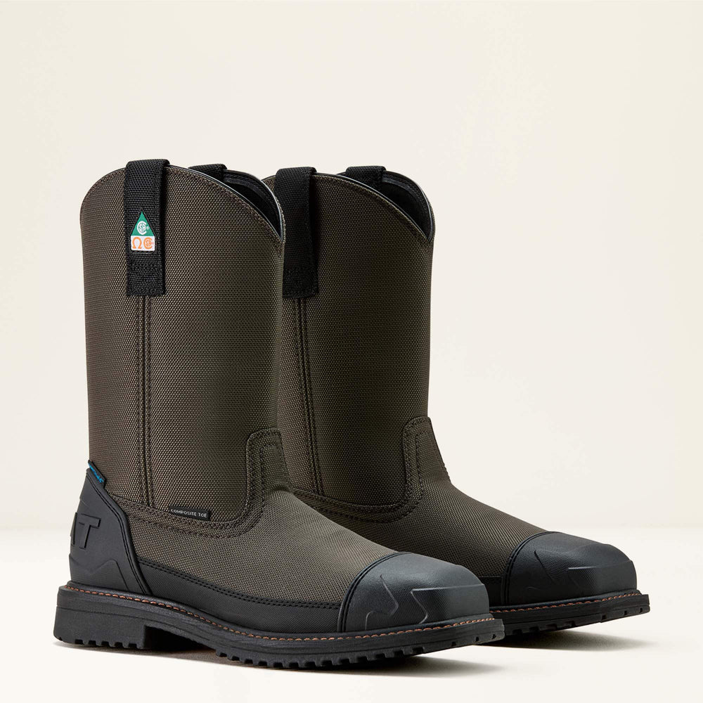 RigTEK Wildcat Pull-On CSA Waterproof Wide Square Toe Composite Toe Work Boot