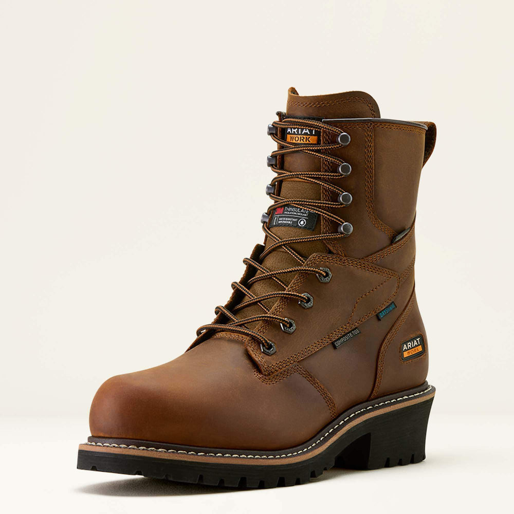 Logger Shock Shield Waterproof Insulated Composite Toe Work Boot