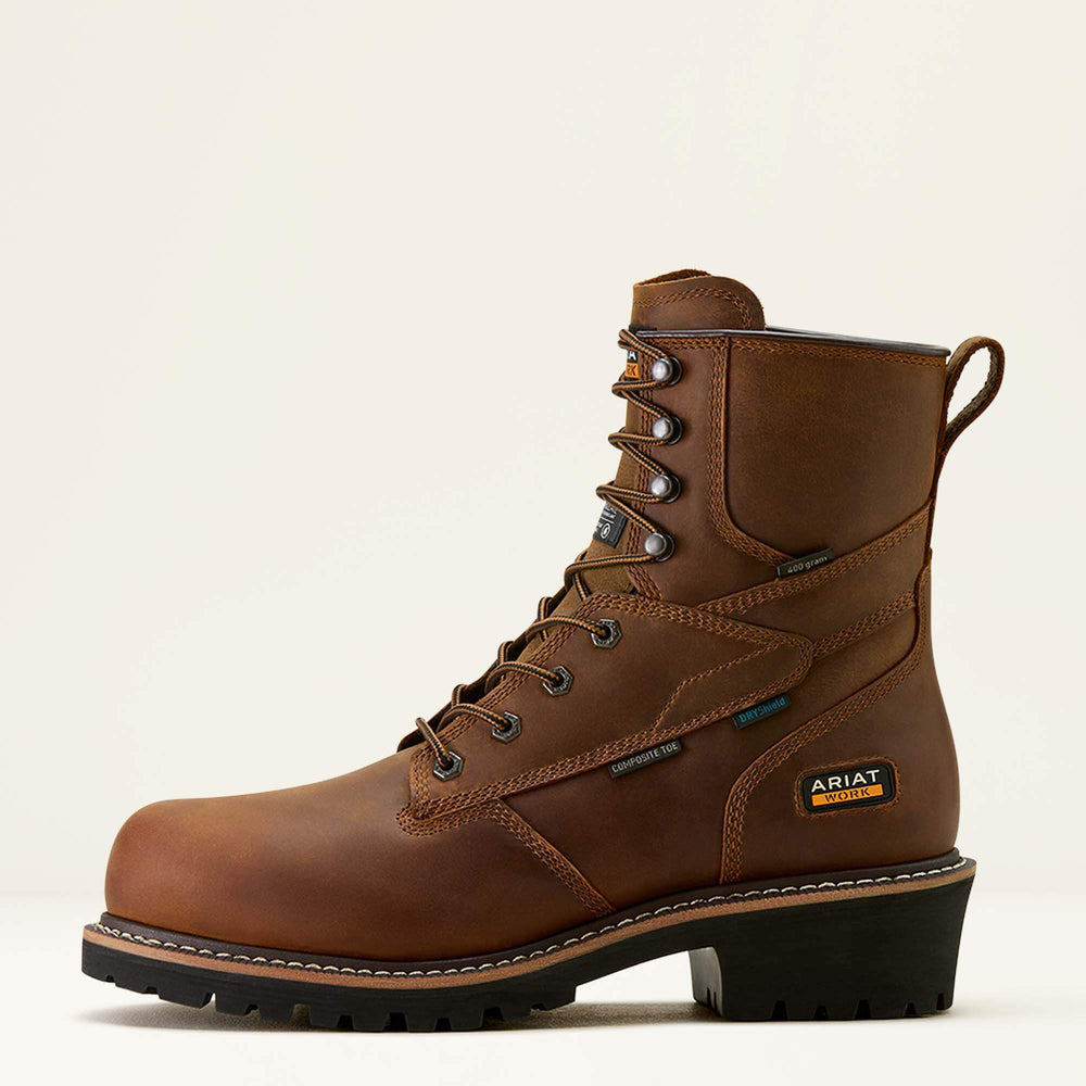 Logger Shock Shield Waterproof Insulated Composite Toe Work Boot